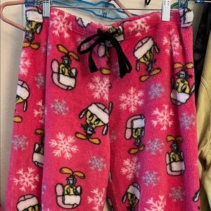 Kids Pink Tweety Bird Pajama Pants